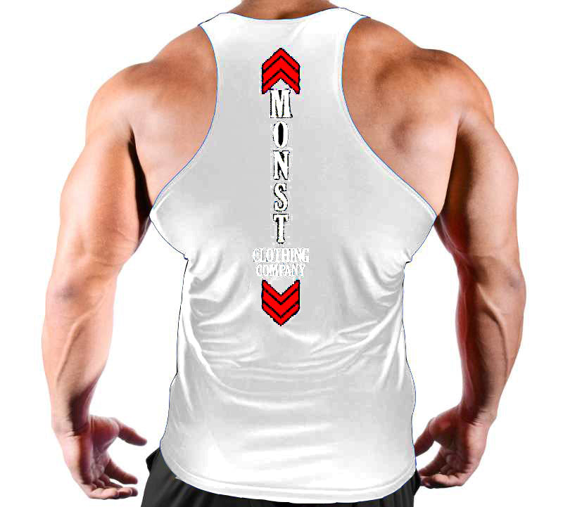 Sports and Leisure Cotton Stretch Print Sleeveless Vest For Men