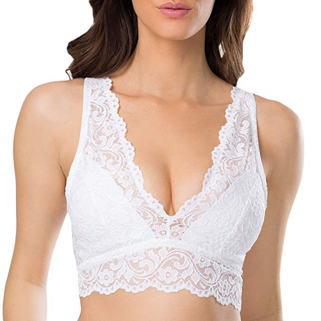 Sexy Lace Bra Temptation See-Through Vest