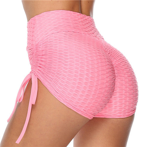 Booty shorts Comfortable & Stretch Activewear Workout High Waist Stretch Fitness Yoga Pants Hip Shorts Bandage Yoga Pants Bubble Pants