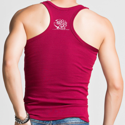 Men's Cotton Stretch Vest Slim Fitness Sports Gym Vest