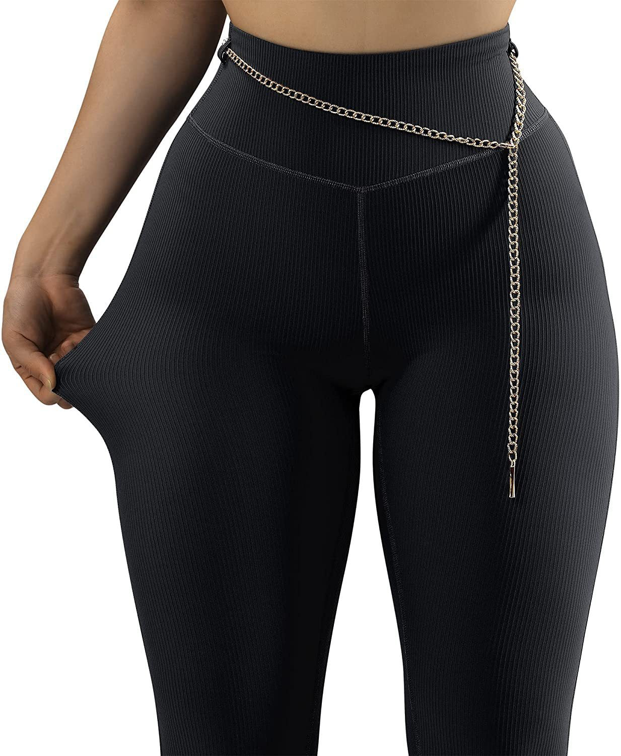 Cotton Concave Downward Striped Sheath Leggings: Style, Comfort, and Performance Combined