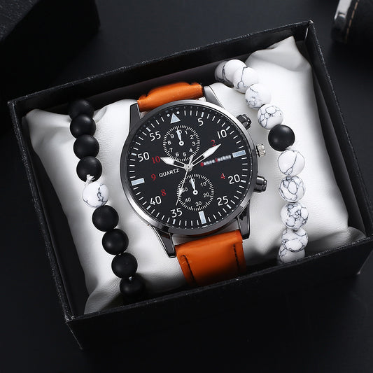 Men's Trendy Fashion Quartz Watch - Stylish Timepiece for Modern Gents