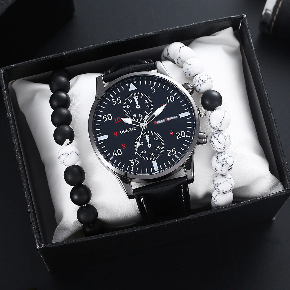 Men's Trendy Fashion Quartz Watch - Stylish Timepiece for Modern Gents