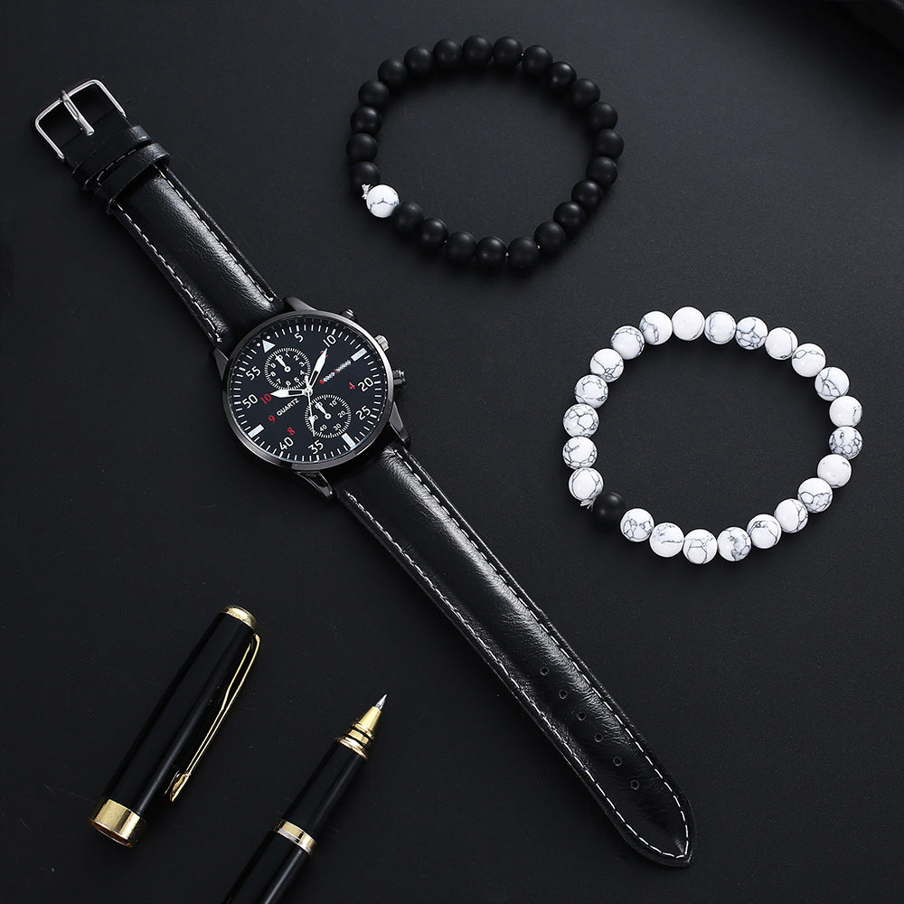 Men's Trendy Fashion Quartz Watch - Stylish Timepiece for Modern Gents