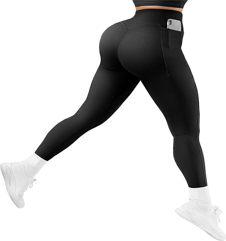 Cotton Concave Downward Striped Sheath Leggings: Style, Comfort, and Performance Combined