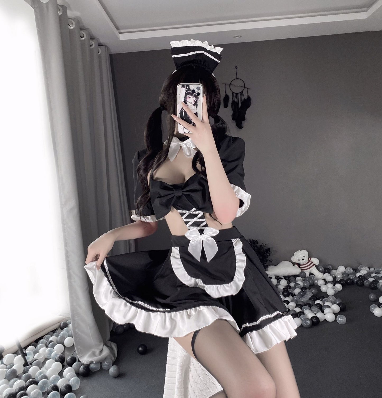 Women's Erotic Lingerie Bed Maid Outfit Passion Suit