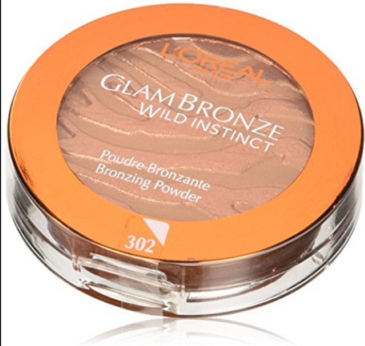 L'Oreal Glam Bronze Medium Walk on The Wild Side Instinct Bronzing Powder 7.5g Number 302