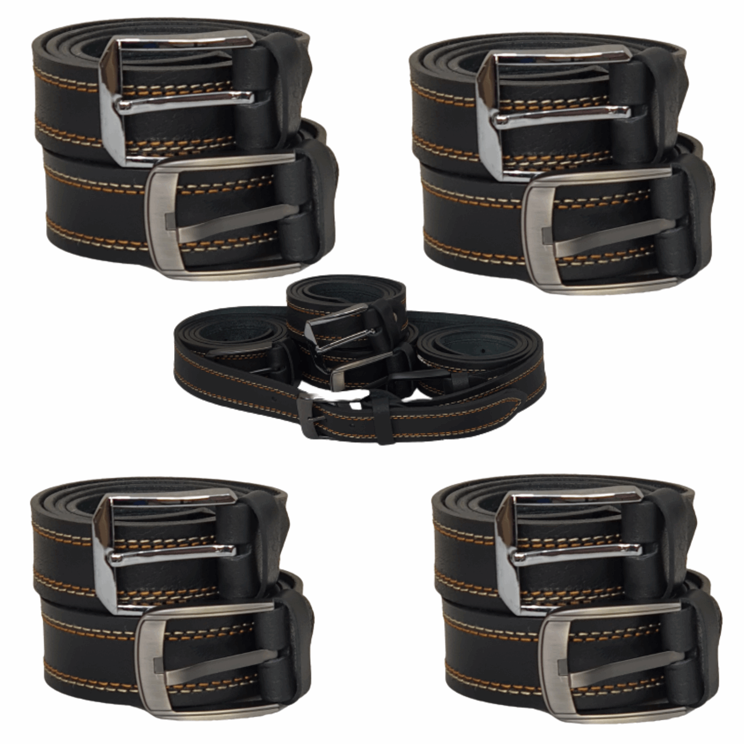 Real Leather Belt, Cowhide Leather Belt for Men