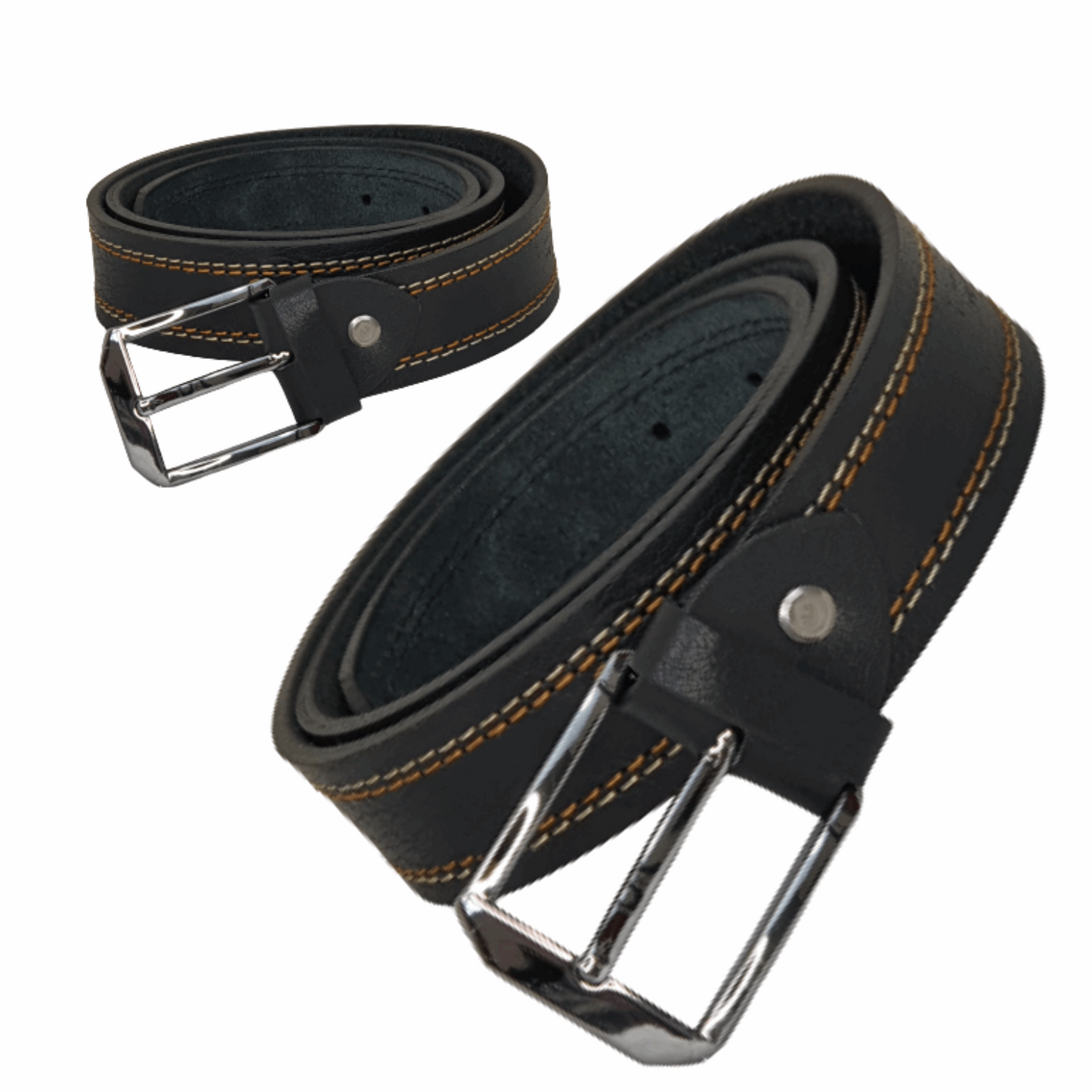 Real Leather Belt, Cowhide Leather Belt for Men