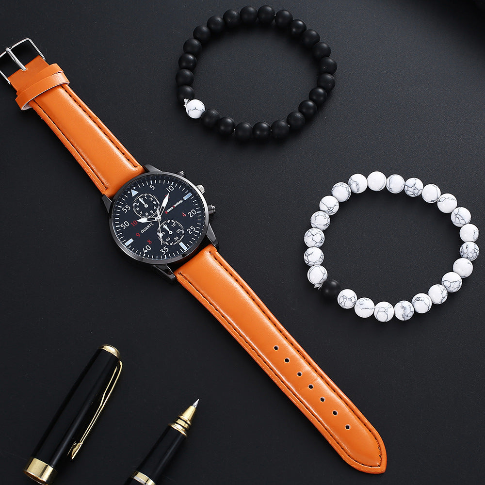 Men's Trendy Fashion Quartz Watch - Stylish Timepiece for Modern Gents