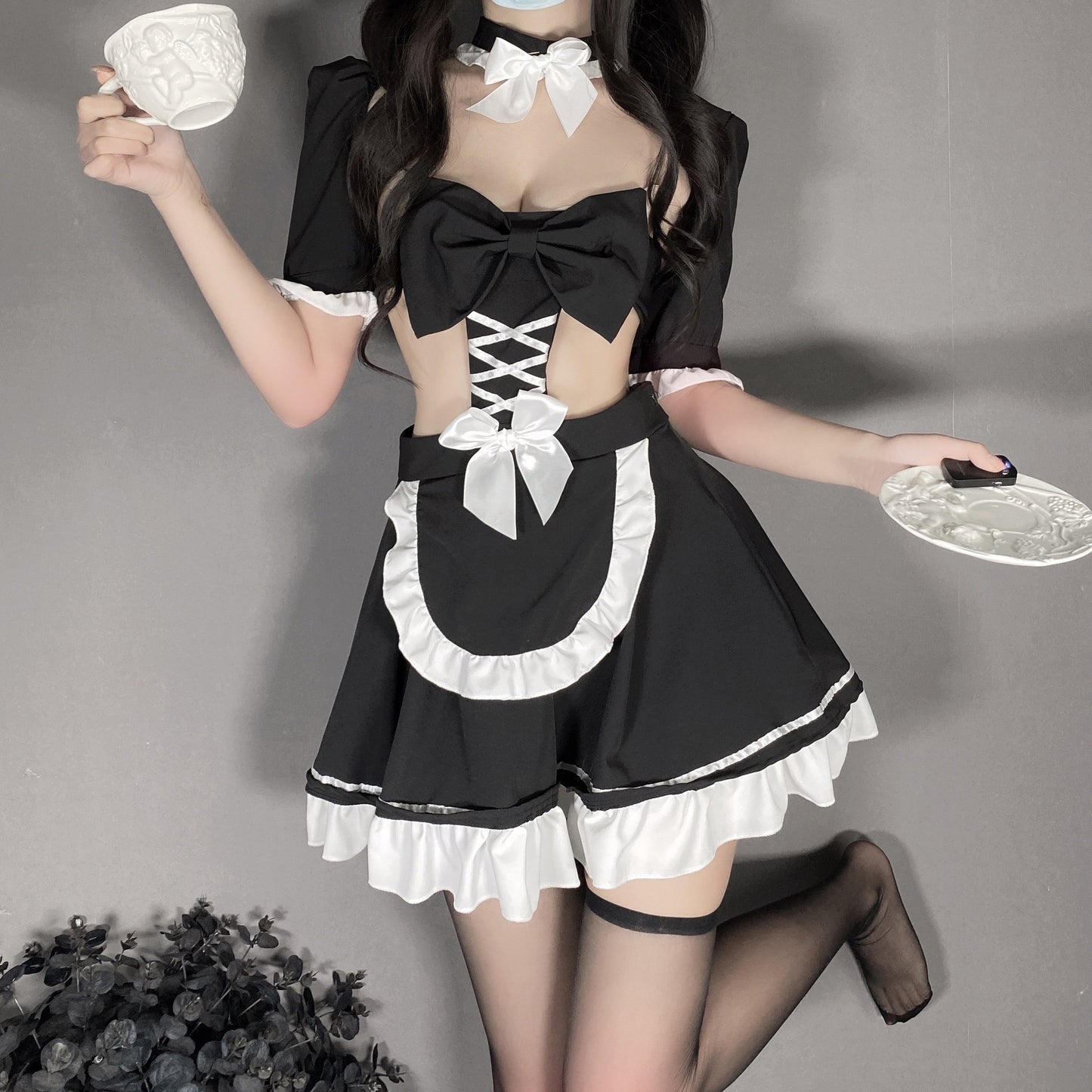 Women's Erotic Lingerie Bed Maid Outfit Passion Suit