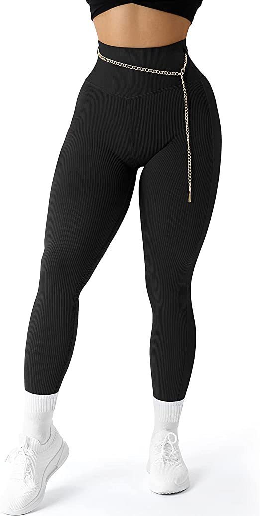 Cotton Concave Downward Striped Sheath Leggings: Style, Comfort, and Performance Combined