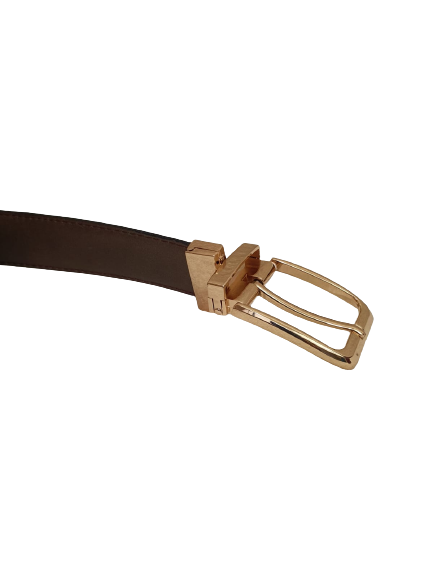 Real cowhide Leather Belt, Double Sided Leather Belt for Casual and Party wear, Brown