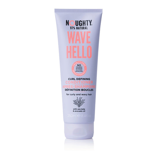 Noughty Wave Hello Curl Defining Conditioner, Vegan Haircare for Curly & Wavy Hair